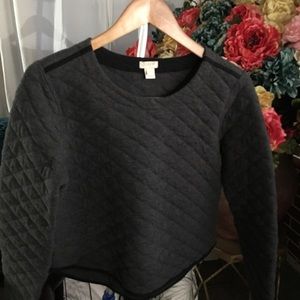 JCREW sweater size Medium.  Color charcoal gray